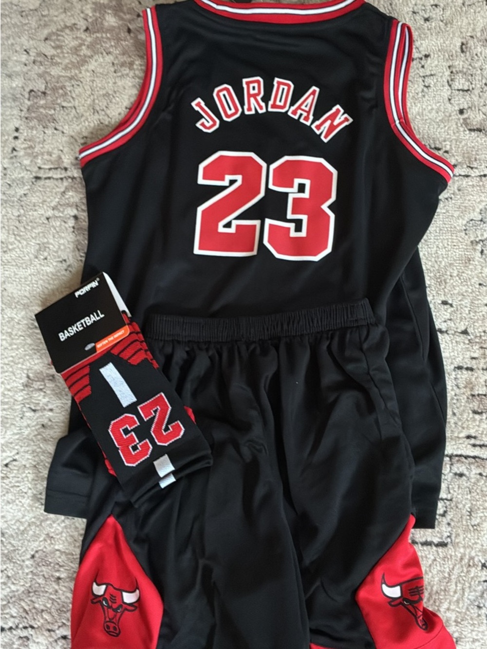 Sporto Black and Red Performance Sports Tag
